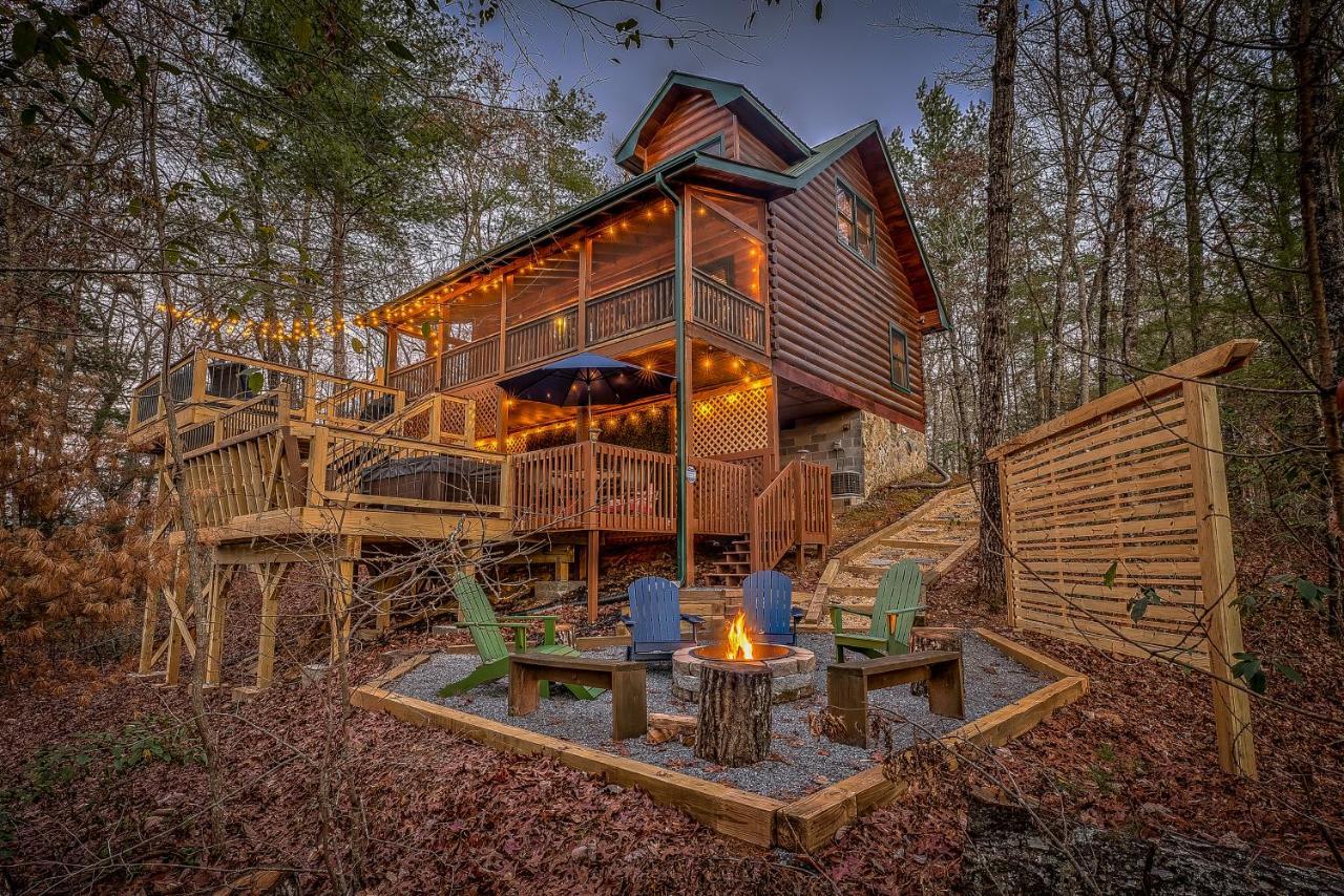 Golden Eagle Ga Cabin - Hot Tub, Firepit & Fast Wifi Blue Ridge Exterior photo